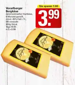 WEZ Vorarlberger Bergkäse Angebot