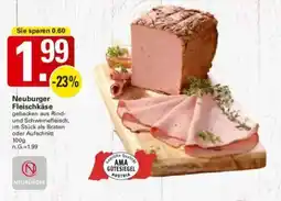 WEZ Neuburger Fleischkäse Angebot