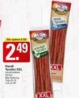 WEZ Handl Tyrolini XXL Angebot