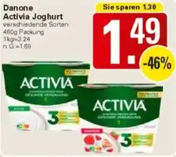 WEZ Danone Activia Joghurt Angebot