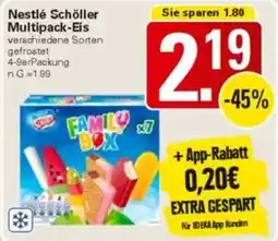 WEZ Nestlé Schöller Multipack-Eis Angebot