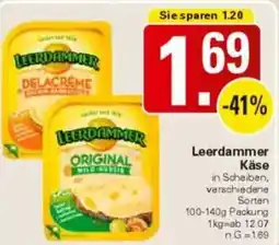 WEZ Leerdammer Käse Angebot