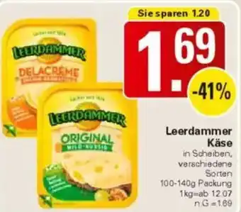 WEZ Leerdammer Käse Angebot