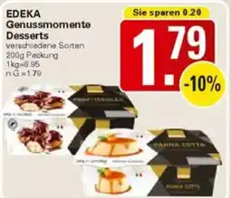 WEZ EDEKA Genussmomente Desserts Angebot