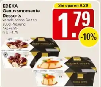 WEZ EDEKA Genussmomente Desserts Angebot