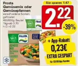 WEZ Frosta Gemüsemix oder Gemüsepfannen Angebot