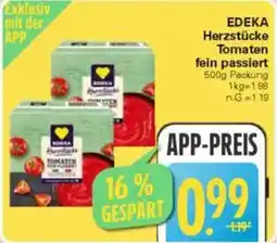 WEZ EDEKA Herzstücke Tomaten fein passiert Angebot