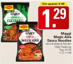 WEZ Maggi Magic Asia Saucy Noodles Angebot