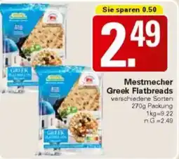 WEZ Mestmecher Greek Flatbreads Angebot