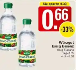 WEZ Würzgut Essig Essenz Angebot