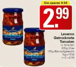 WEZ Leverno Getrocknete Tomaten Angebot