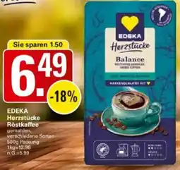 WEZ EDEKA Herzstücke Röstkaffee Angebot