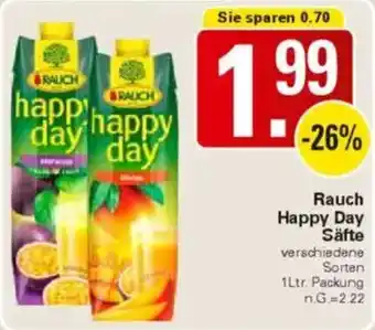 WEZ Rauch Happy Day Säfte Angebot