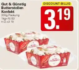 WEZ Gut & Günstig Butterstollen Konfekt Angebot