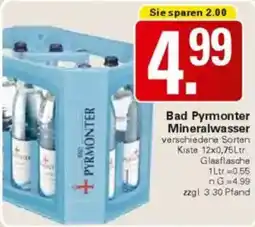 WEZ Bad Pyrmonter Mineralwasser Angebot