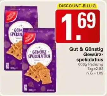 WEZ Gut & Günstig Gewürz- spekulatius Angebot