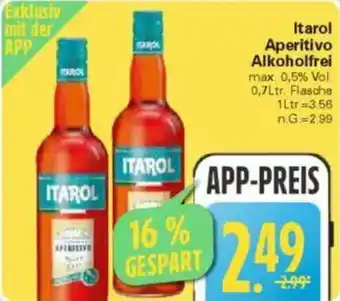 WEZ Itarol Aperitivo Alkoholfrei Angebot