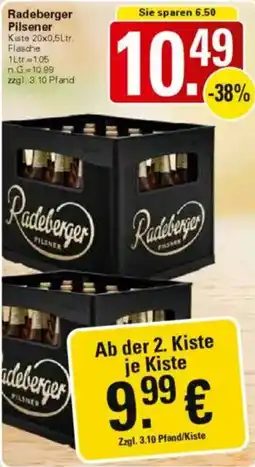 WEZ Radeberger Pilsener Angebot