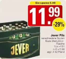 WEZ Jever Pils Angebot