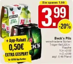 WEZ Beck's Pils Angebot