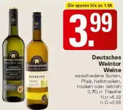 WEZ Deutsches Weintor Weine Angebot