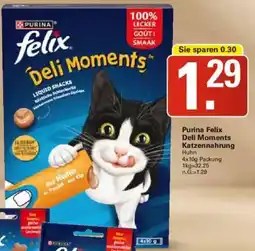 WEZ Purina Felix Deli Moments Katzennahrung Angebot