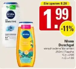 WEZ Nivea Duschgel Angebot