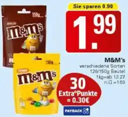 WEZ M&M's Angebot
