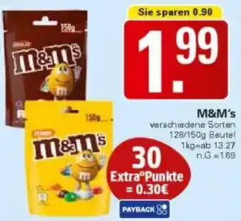 WEZ M&M's Angebot