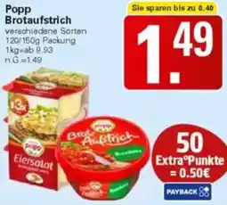 WEZ Popp Brotaufstrich Angebot