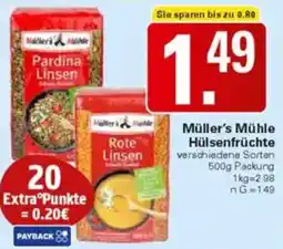 WEZ Müller's Mühle Hülsenfrüchte Angebot