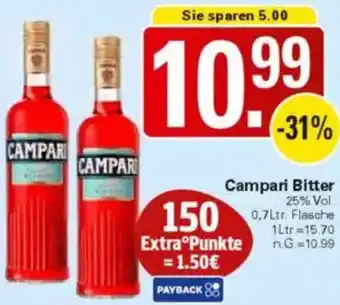 WEZ Campari Bitter Angebot