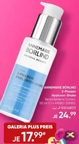 Galeria ANNEMARIE BÖRLIND 2-Phasen Hyaluron-Shake Angebot