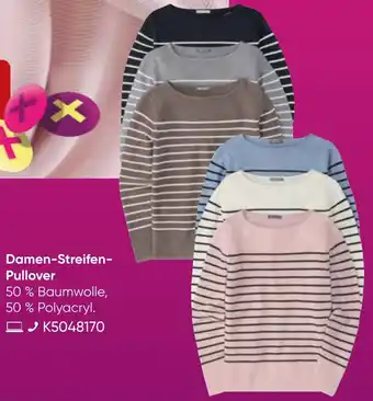 Galeria Damen-Streifen Pullover Angebot