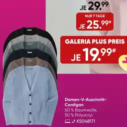 Galeria Damen V-Auschnitt Cardigan Angebot