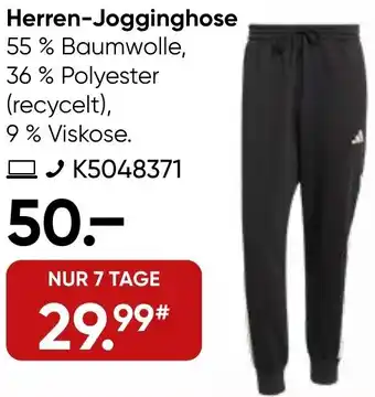 Galeria Adidas Herren-Jogginghose Angebot