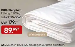 Galeria KÜNSEMÜLLER DUO-Steppbett Angebot