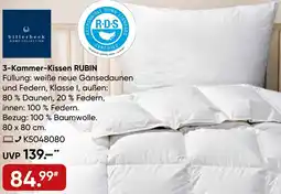 Galeria Billerbeck 3-Kammer-Kissen RUBIN Angebot