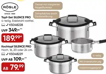 Galeria RÖSLE Topf-Set SILENCE PRO Angebot