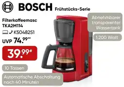Galeria BOSCH Filterkaffeemaschine TKA2M114 Angebot