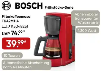Galeria BOSCH Filterkaffeemaschine TKA2M114 Angebot