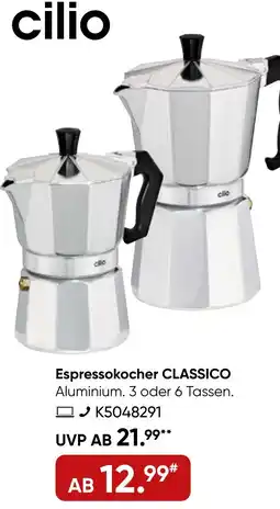 Galeria Cilio Espressokocher CLASSICO Angebot