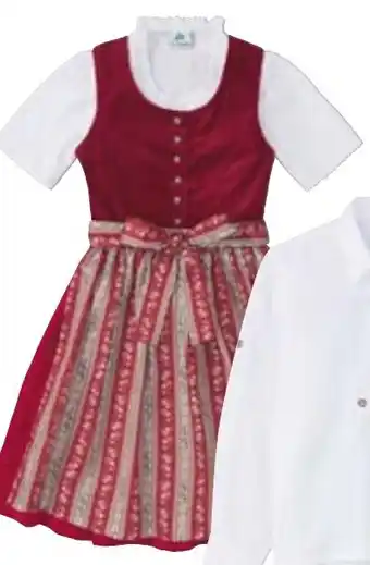 Galeria Mädchen-Dirndl, Schürze gemustert Angebot
