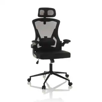 Netto Marken-Discount hjh OFFICE Profi Bürostuhl ARIGANO Stoff/Netzstoff mit Armlehnen Angebot