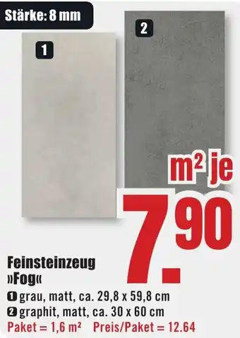 B1 Discount Baumarkt Feinsteinzeug Fog Angebot