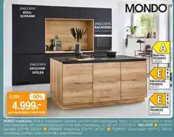 Opti Wohnwelt MONDO Inselküche Angebot
