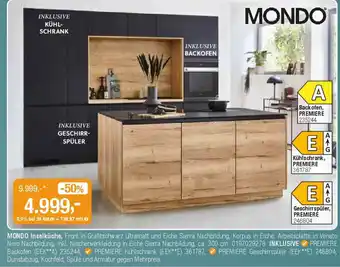 Opti Wohnwelt MONDO Inselküche Angebot