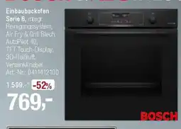Opti Wohnwelt BOSCH Einbaubackofen Serie 6 Angebot