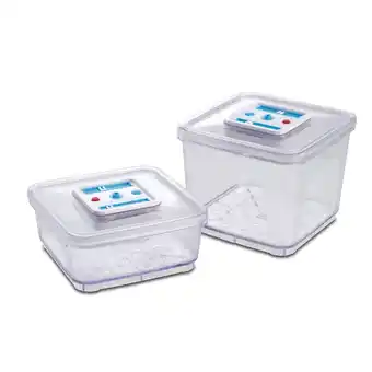 Netto Marken-Discount Solis Vakuumierbehälter-Set 2 Stk. 1000/2800ml Vakuumieren/Marinieren Angebot