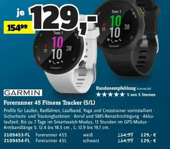 Conrad Garmin FOorerunner 45 Fitness Tracker Angebot